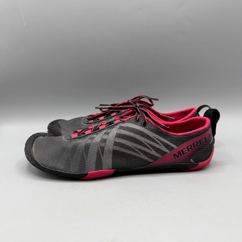 Merrell Vapor Glove 3 Barefoot Shoes Women Size 9 Pink Black Minimalist Running